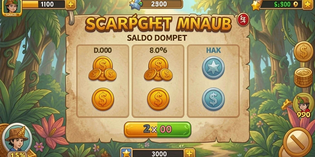 Antarmuka utama game 666J yang menawan.