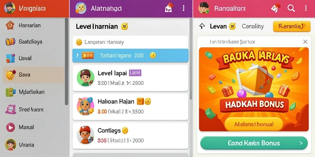Tampilan antarmuka yang menarik dan user-friendly.