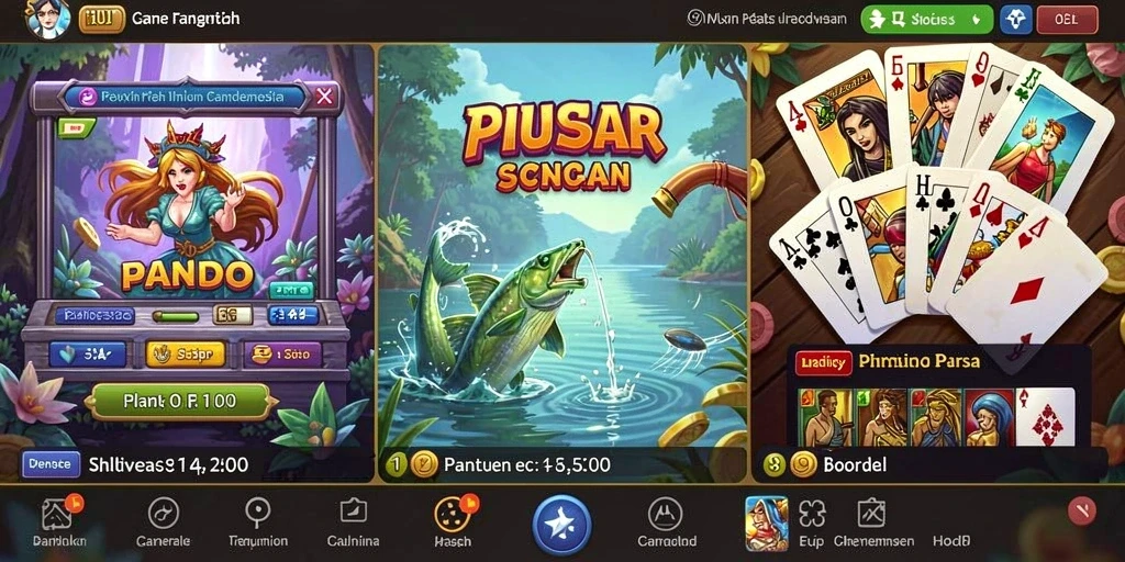 Screenshot 1: Tampilan antarmuka permainan yang menarik.