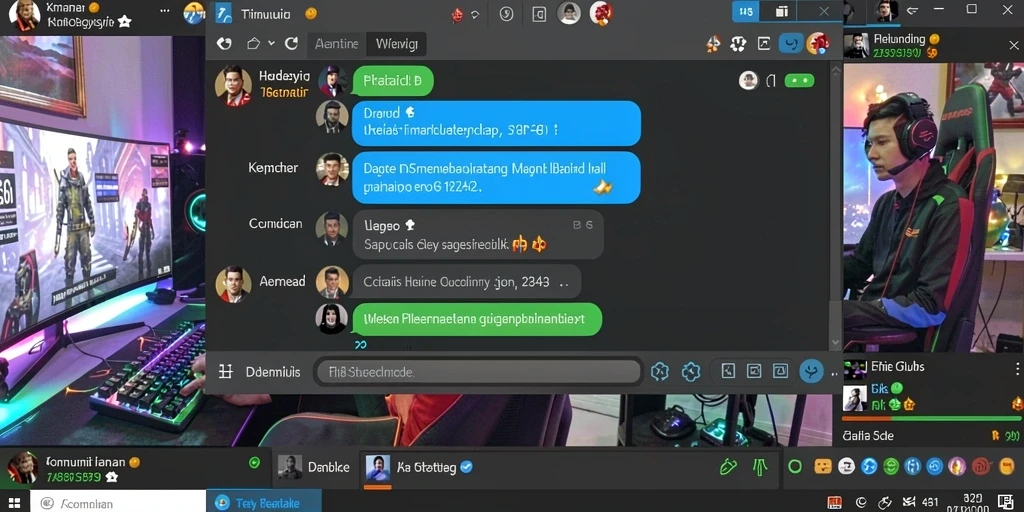 Screenshot menunjukkan tampilan antarmuka yang menarik.