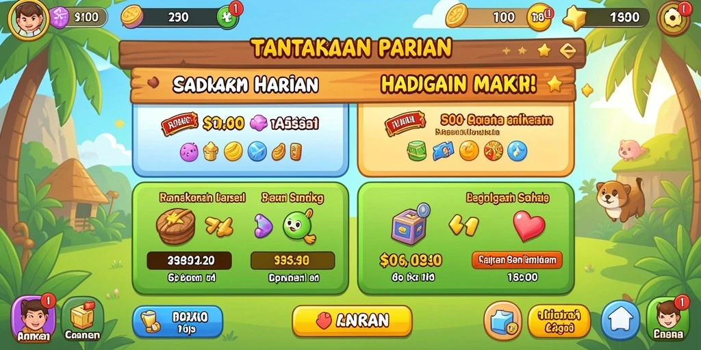 Tampilan antarmuka yang menarik dan mudah digunakan.