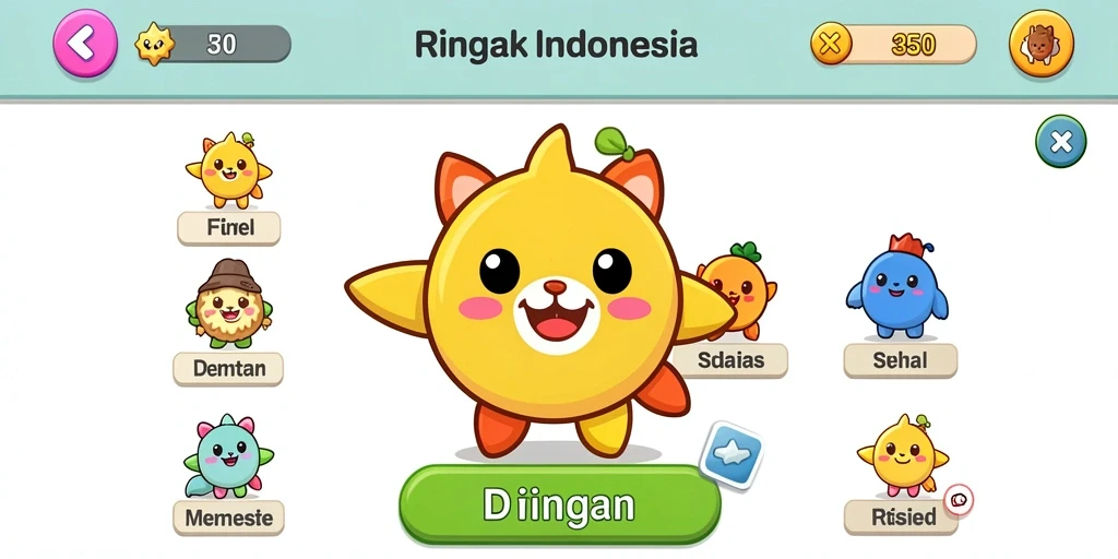 Tangkapan layar menunjukkan karakter utama dalam aksi.