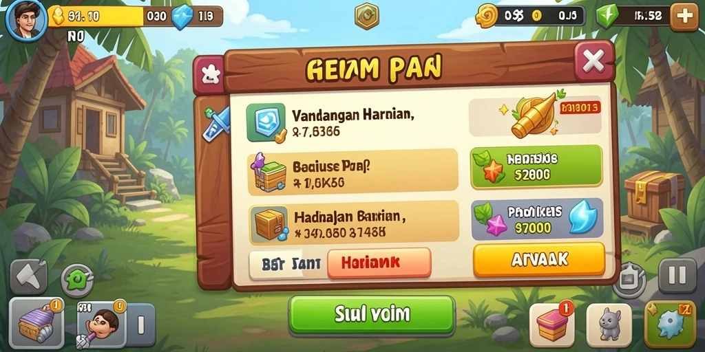 Tampilan antarmuka pengguna yang menarik dan intuitif.