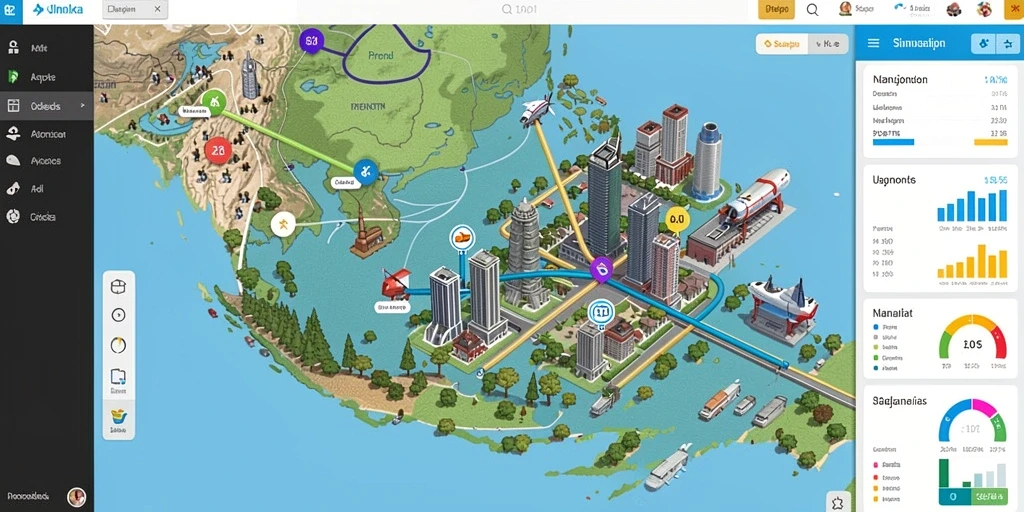 Tampilan grafis pulau yang memukau dan detail yang realistis.