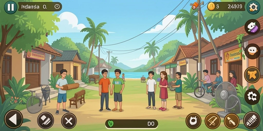 Tampilan utama aplikasi dengan navigasi yang intuitif.