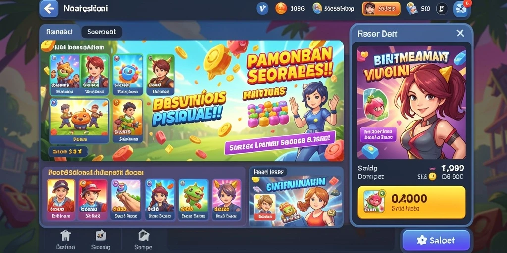 Tampilan antarmuka ZORO77 yang menarik dan user-friendly.